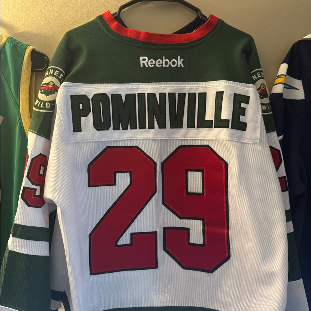Minnesota Wild Jason Pominville #29 Reebok Jersey - Men’s X Large
